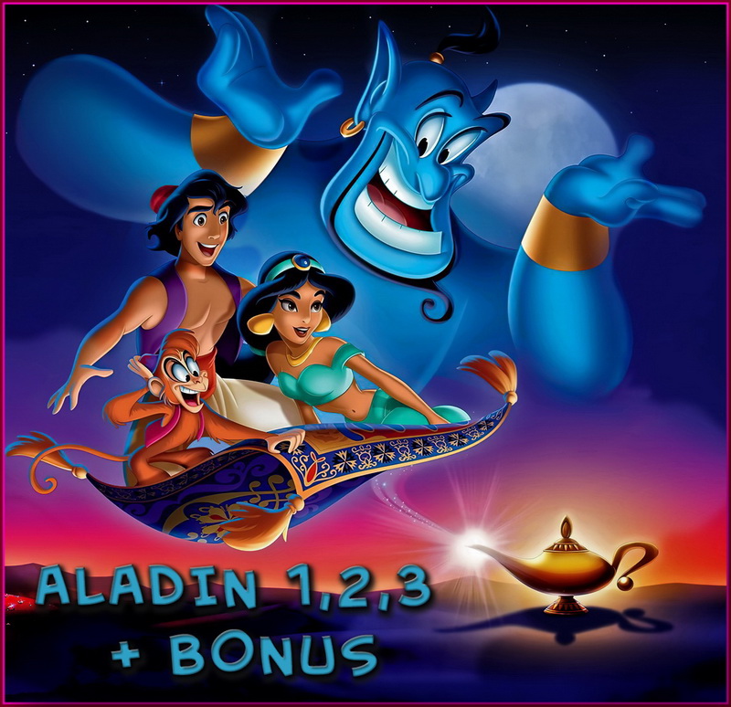Stiahni si Filmy Kreslené Aladin (Disney) 1, 2, 3 + bonus  = CSFD 83%