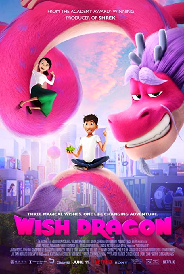 Stiahni si Filmy Kreslené Kouzelny drak | Wish Dragon 2021 1080p WEB 10bit CZ HEVC = CSFD 78%