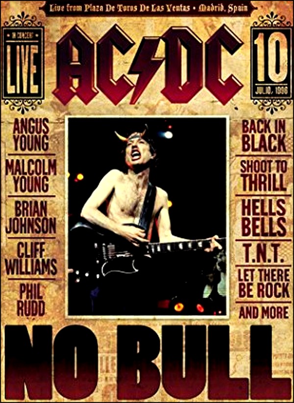 Stiahni si Hudební videa AC/DC - No Bull (1996)[1080p] = CSFD 95%