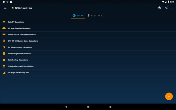 Stiahni si Mobil, PDA SolarCalc Pro - Solar PV Calc 3.5 Pro