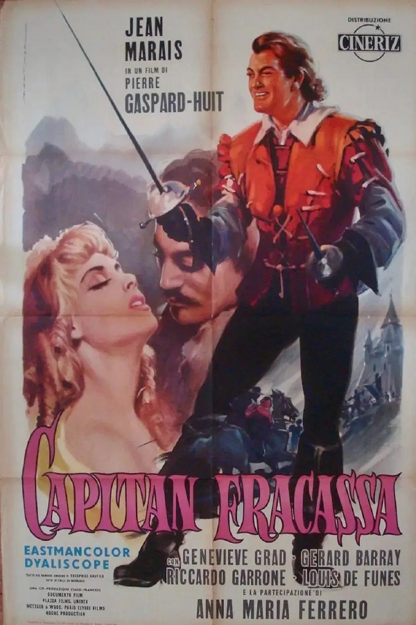 Stiahni si Filmy CZ/SK dabing Kapitán Fracasse / Le Capitaine Fracasse (1961)(CZ/FR)[1080p][HEVC] = CSFD 69%