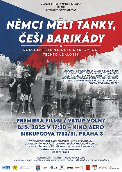 Stiahni si Dokument Němci měli tanky, Češi barikády (2025)(CZ)[WEB-DL][1080p] = CSFD 82%