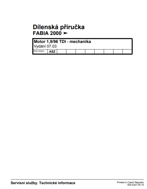 Stiahni si Knihy a Časopisy Dielenská príručka-Fabia 1 [PDF]