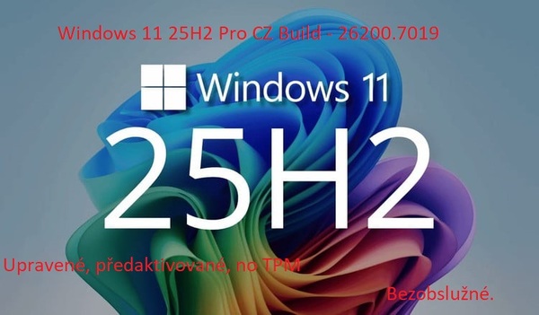 Stiahni si Programy Windows 11 Pro  25H2 (26200.7019) CZ
