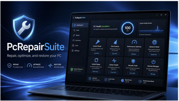Stiahni si Programy PC Repair Suite 2.1.2  (x64 x 86)