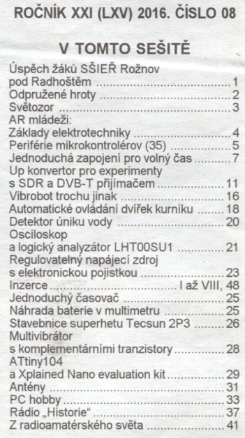 Stiahni si Knihy a Časopisy Amaterske Radio 2016/08
