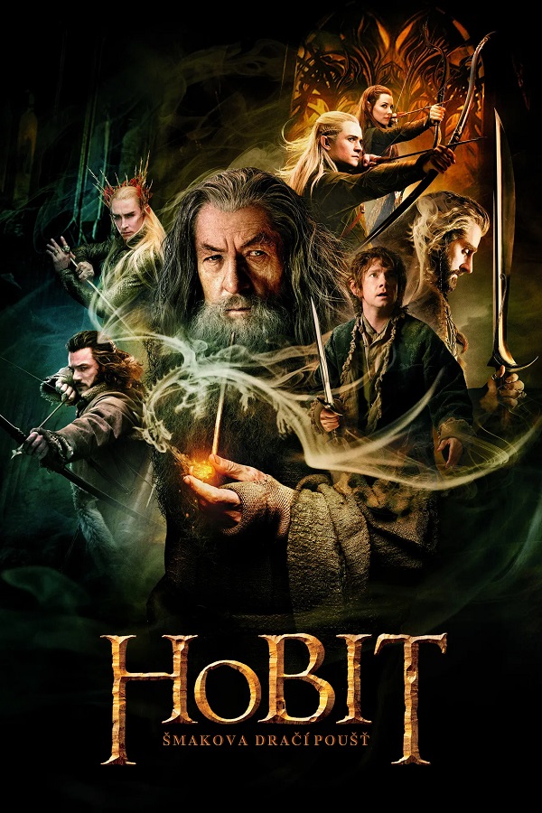 Stiahni si Filmy CZ/SK dabing Hobit: Šmakova dračí poušť / The Hobbit: The Desolation of Smaug SE (2013)(CZ/EN)[2160p][HDR10/DV][HEVC] = CSFD 80%