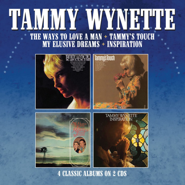 Stiahni si Hudba Tammy Wynette - 4 Classic Albums :The Ways To Love A Man / Tammy's Touch / My Elusive Dreams / Inspiration (2022) [FLAC] 