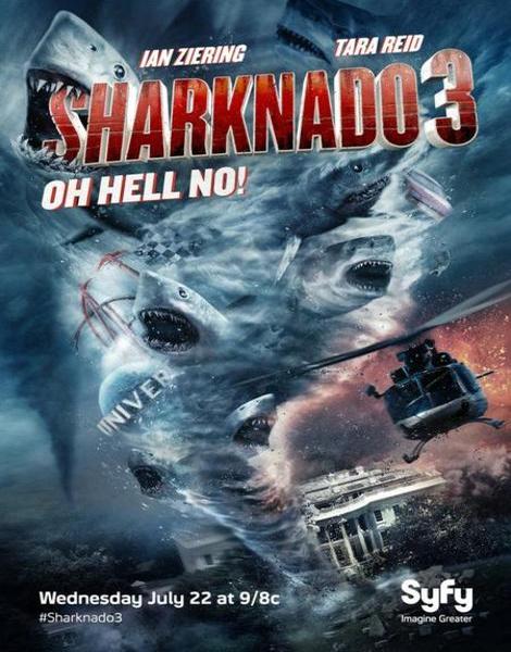 Stiahni si Filmy CZ/SK dabing Zraloci tornado 3 / Sharknado 3 (2015)(CZ)[TvRip] = CSFD 43%