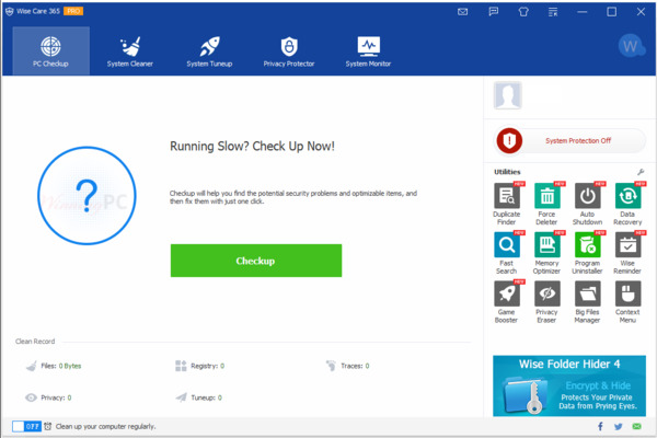Stiahni si Programy Wise Care 365 Pro 6.4.2.620 Vicejazycny (x64)