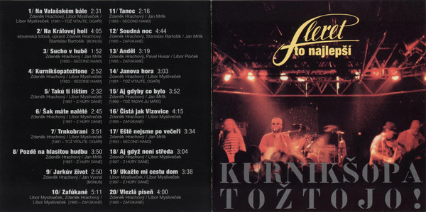 Stiahni si Hudba Fleret - To najlepsi - Kurniksopatoztojo! (2001)