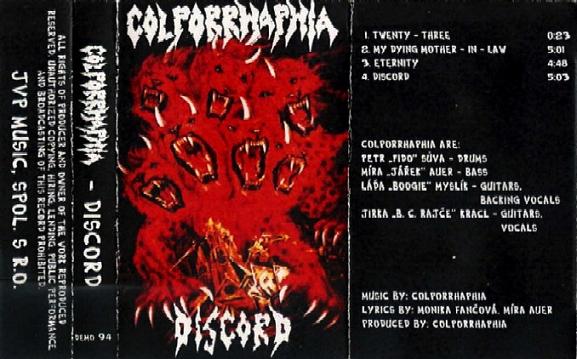 Stiahni si Hudba Colporrhaphia - Discord (DEMO) (1994)