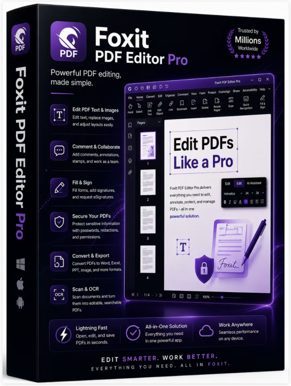Stiahni si Programy Foxit PDF Editor Pro 14.0.6.33584 sk + cz