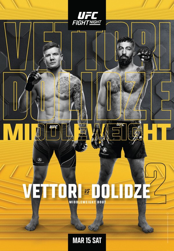 Stiahni si Sport UFC Fight Night 254 - Vettori vs. Dolidze 2 (16.3.2025)
