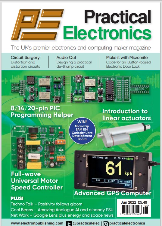 Stiahni si Knihy a Časopisy Practical Electronics 2022_06
