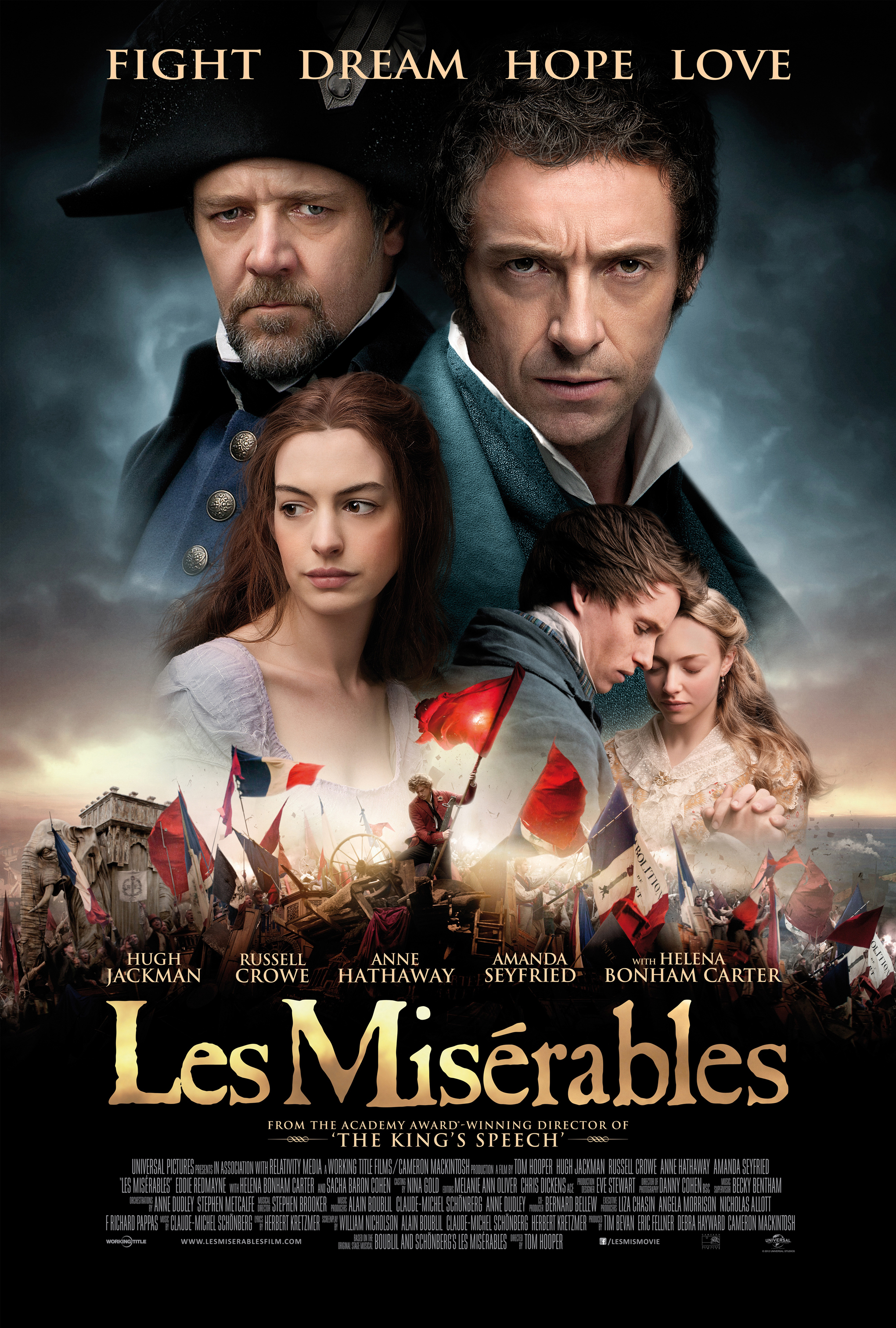 Stiahni si HD Filmy Bídníci / Les Misérables (2012)(EN)[1080p][BluRay][HEVC][10bit] = CSFD 73%