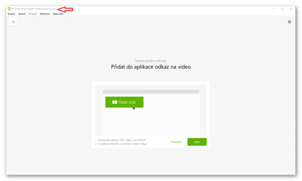 Stiahni si Programy 4K Video Downloader Plus 25.0.0.0182 CZ (x64) portable