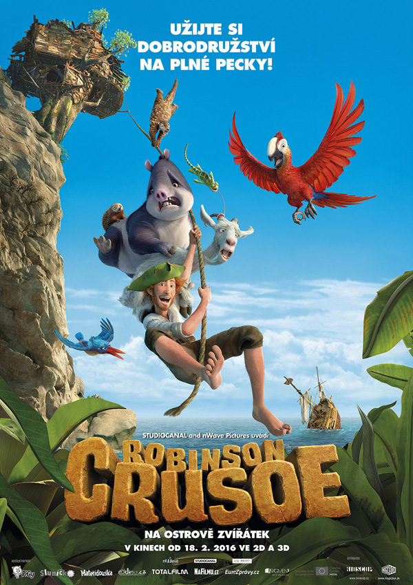 Robinson Crusoe: Na ostrove zviratek / Robinson Crusoe (2016)(CZ/SK)[3D Half-O/U][1080p] = CSFD 57%