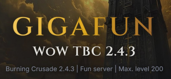 Stiahni si Hry na Windows GigaFun World of Warcraft TBC 2.4.3 klient