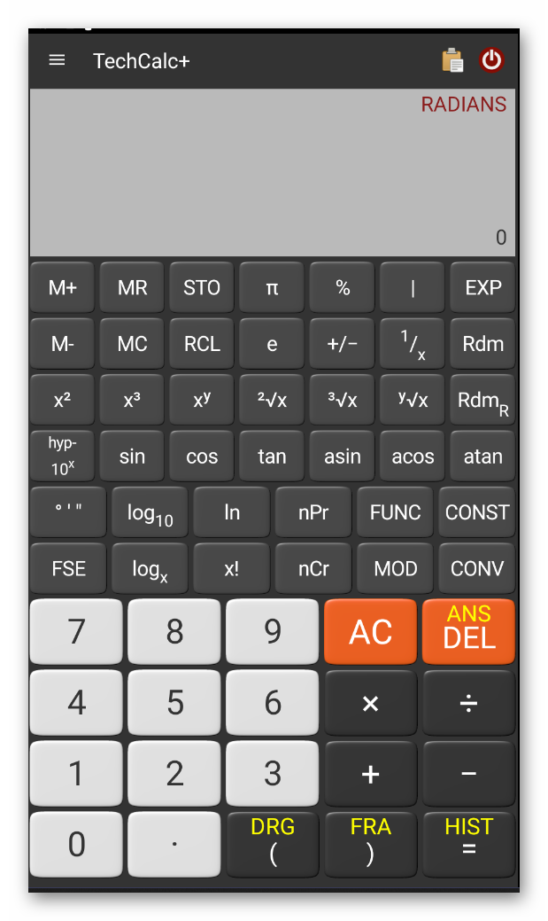 TechCalc+ Scientific Calculator 5.0.4 build 345