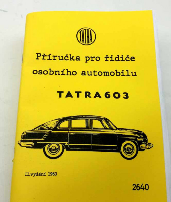 Stiahni si Knihy a Časopisy TATRA 603 / TATRA 805 dielenská príručka