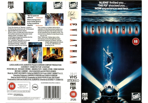 Stiahni si Filmy CZ/SK dabing     Leviathan (1989)(CZ) = CSFD 63%
