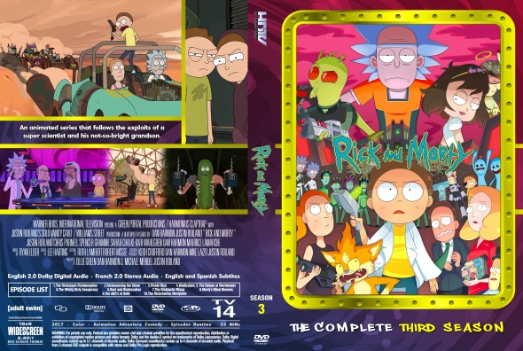 Stiahni si Seriál Rick a Morty / Rick and Morty 3. serie (CZ/EN)[1080p][WEB-DL][HEVC] = CSFD 90%