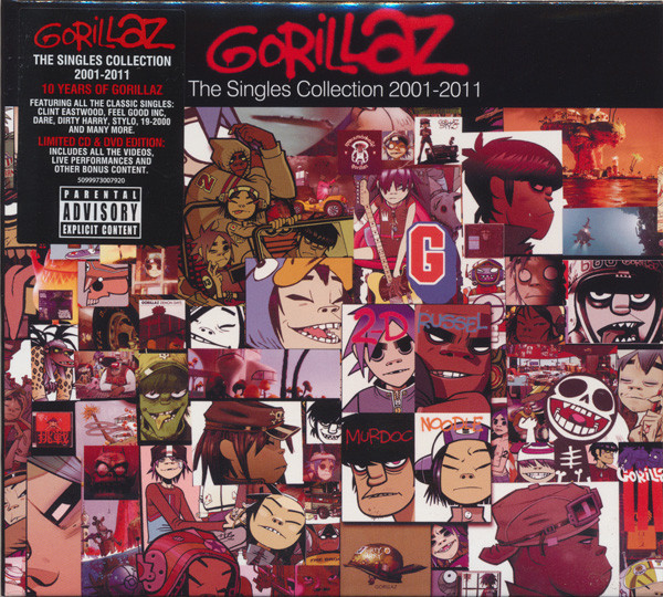 Gorillaz - The Singles Collection 2001-2011.2011.DVDRip