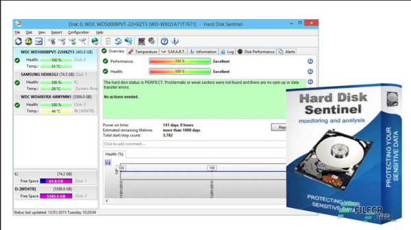 Stiahni si Programy Hard Disk Sentinel Pro 6.00 Build 12540 Final