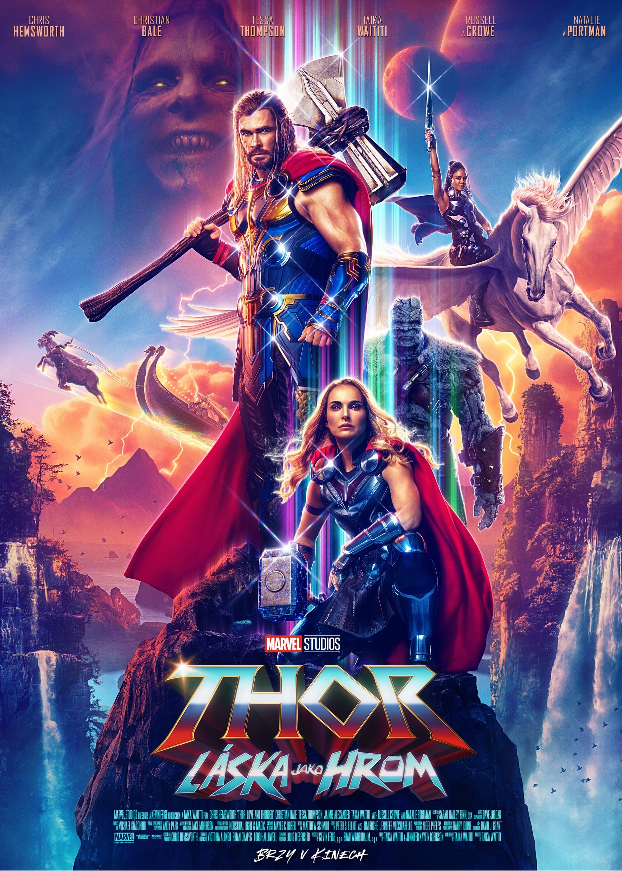 Stiahni si Filmy DVD Thor: Láska jako hrom / Thor: Love and Thunder  (2022)(CZ/EN)(DVD9) = CSFD 58%