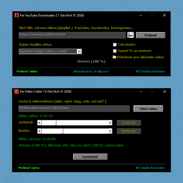 Stiahni si Programy Fer YouTube Downloader 2.1 23.10.2023 (portable)