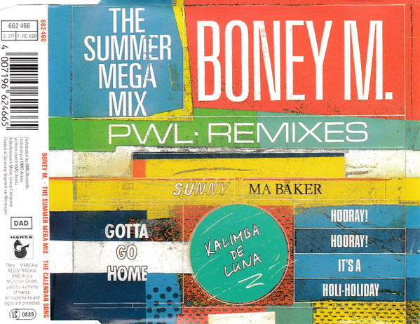Stiahni si Hudba DJ's Mix Boney M  - The Summer Mega Mix (1989)[CD FLAC]