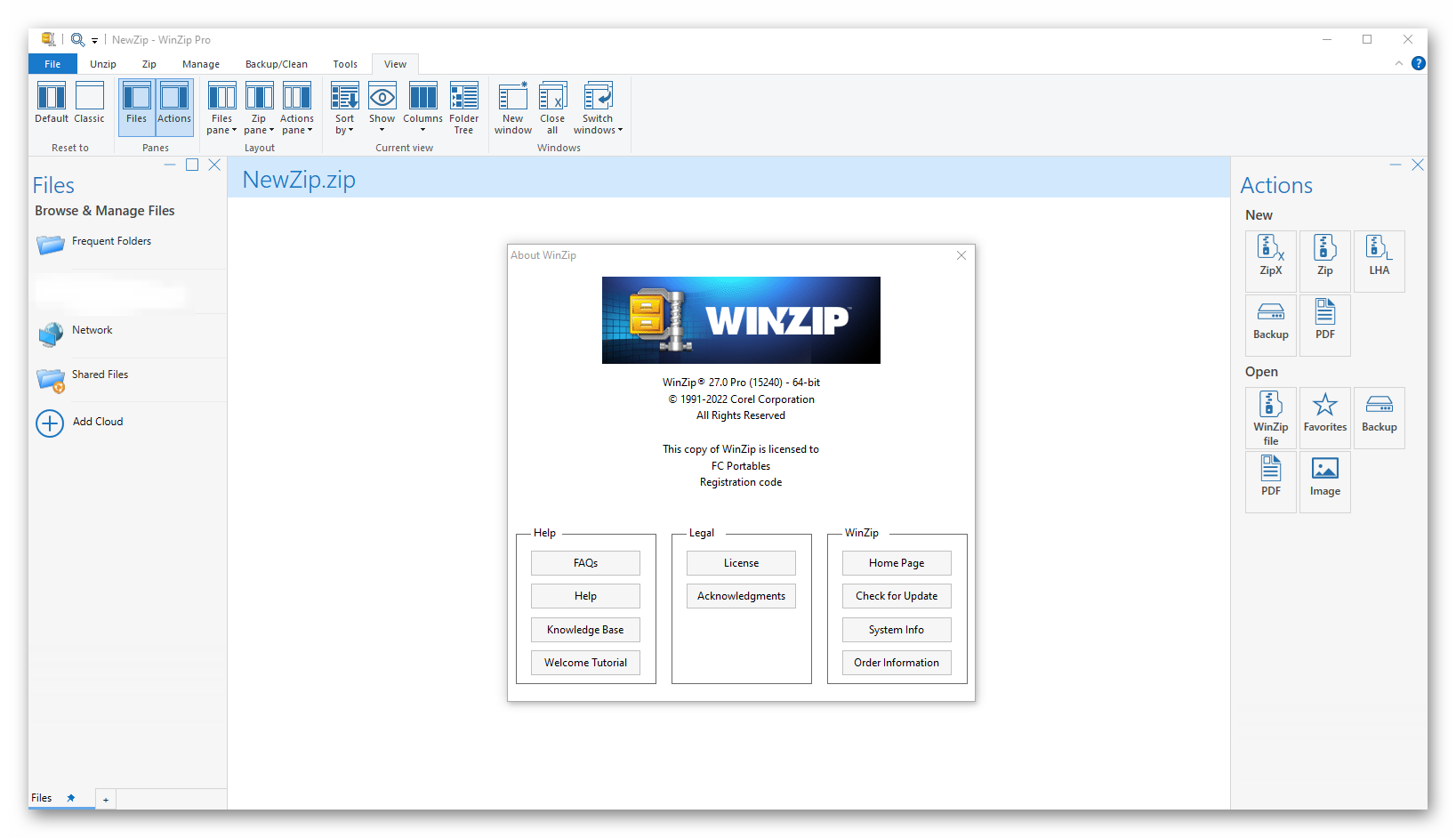 WinZip Pro 27.0 Build 15240 (x64) portable