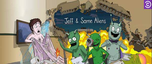 Stiahni si Filmy bez titulků Jeff & Some Aliens - 1seria (2017, 1080p, madarsky+anglicky DAB a tit) = CSFD 79%