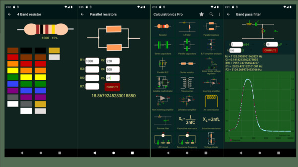Stiahni si Mobil, PDA Calctronics - electronics tools 1.27 build 36