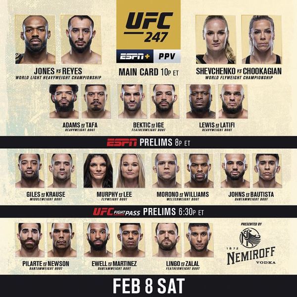 Stiahni si Sport UFC 247 PPV Jones vs Reyes [HDTV] [x264] [2020] 