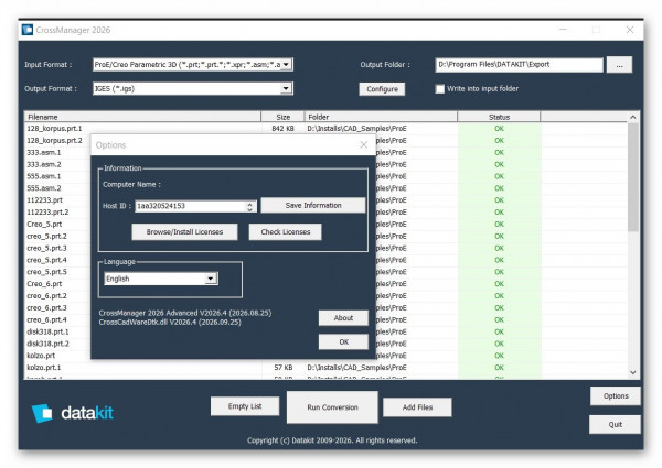 Stiahni si Programy DATAKIT CrossManager 2026.4 (Build 2026.09.25) (x64)