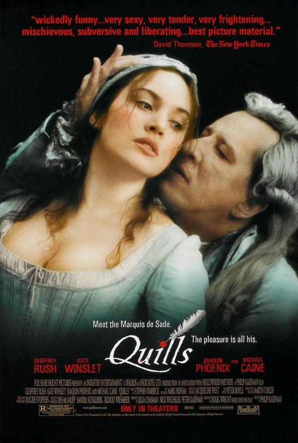Stiahni si Filmy s titulkama Quills - Perem markyze de Sade / Quills (2000) = CSFD 74%