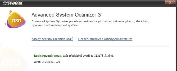 Stiahni si Programy Advanced System Optimizer 3.81.8181.271 (CZ)