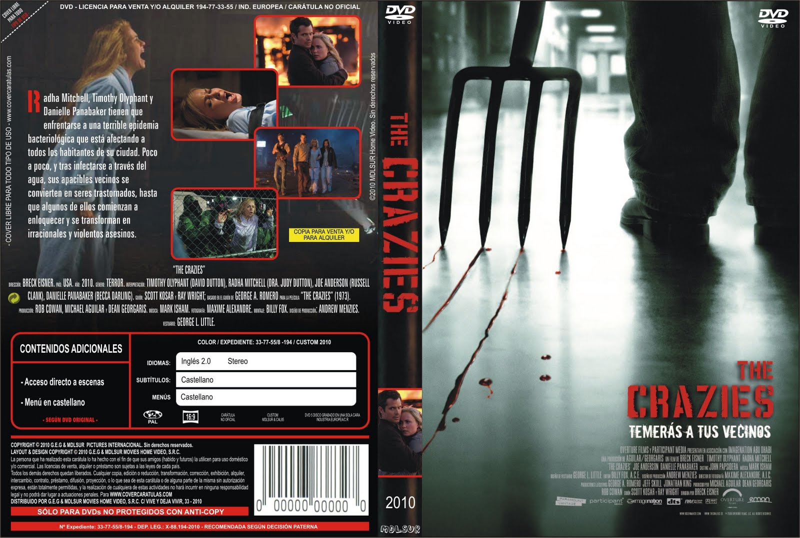 Stiahni si Filmy DVD  Podivni / The Crazies (2010)(CZ/EN)