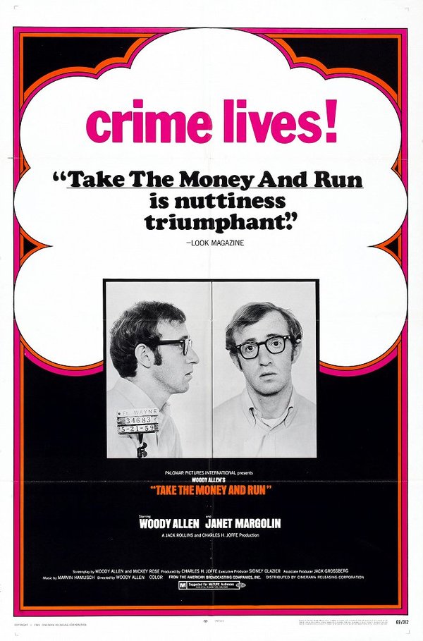 Stiahni si Filmy CZ/SK dabing Seber prachy a zmiz -Take the Money and Run (1969)(HD) = CSFD 82%