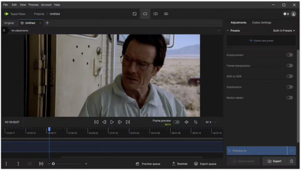 Stiahni si Programy Topaz Video 1.3.1 RC (x64)