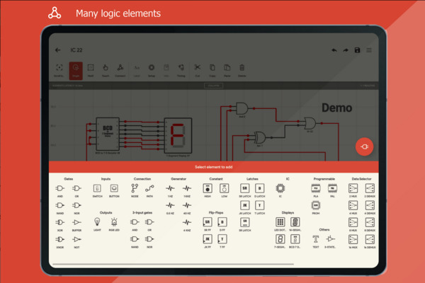 Stiahni si Mobil, PDA Logic Circuit Simulator Pro 38.1.2 [Pro]
