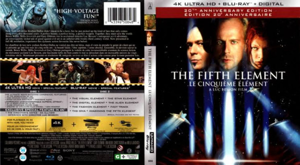 Stiahni si UHD Filmy Pátý element / The Fifth Element (1997) 4K UHD 2160p HDR10 DV Remux = CSFD 84%