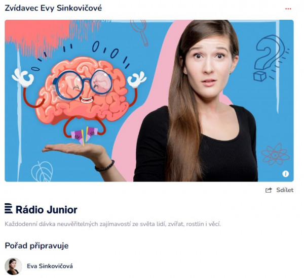 Stiahni si Mluvené slovo Zvídavec Evy Sinkovičové (1d11h31m)