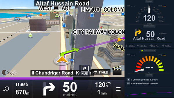 Stiahni si Mobil, PDA Sygic GPS Navigace v15.4.1 Black Box + HUD + Cestovni denik (2015)(CZ/SK)[Android]