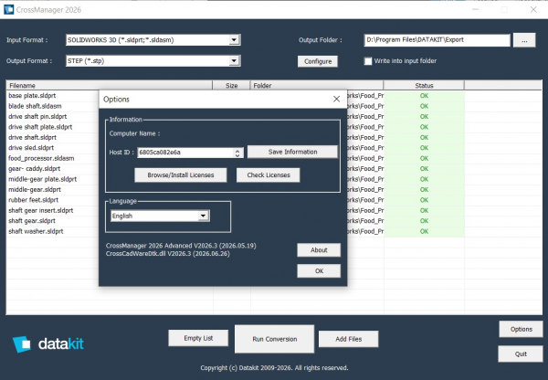 Stiahni si Programy DATAKIT CrossManager 2026.3 (Build 2026.06.26) (x64)