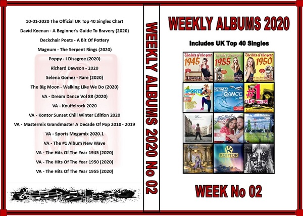 Stiahni si Hudba New Albums  Week-02 (RED) [MP3 320][2020]