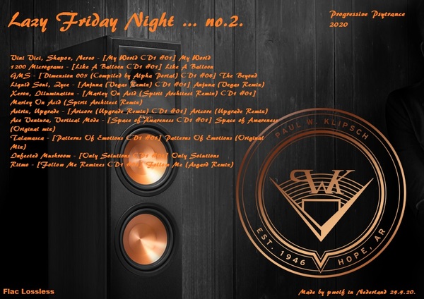 Stiahni si Hudba Lazy Friday Night ... no.2.    Progressive Psytrance 2020 - flac lossless