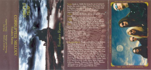 Stiahni si Hudba Corrupted Melody - Forsaken Ravens (DEMO)(1998)